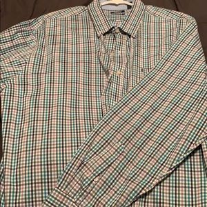 Izod dress shirt XL non iron stretch
